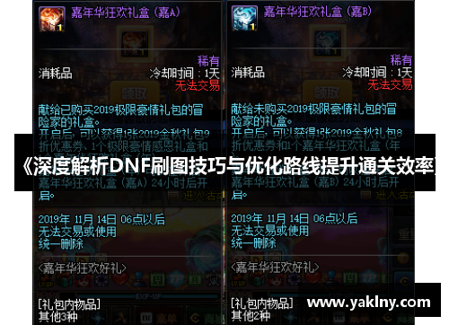 《深度解析DNF刷图技巧与优化路线提升通关效率》